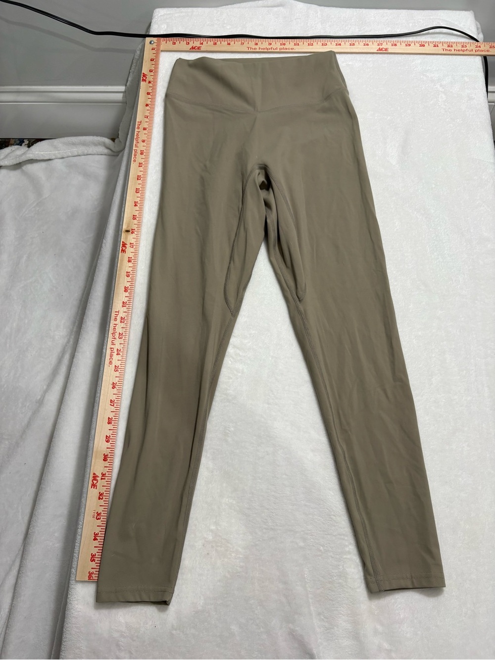 Balance Athletica Womens High-Rise Leggings - Olive Green